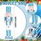 Christmas Nutcrackers 2 Inch Decorations Wooden Nutcracker Soldier Festive Glitter Collectible Nutcracker Figures Toy Christmas Doll Ornament for Outdoor Party Nutcracker Cute Christmas Gifts